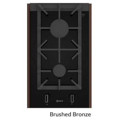 Neff NGASD30B0 Σετ (N23YS29S0+Z9802PFBY0) Domino Εστία Αερίου + Πλαϊνά, 30cm με πλαίσιο Brushed Bronze